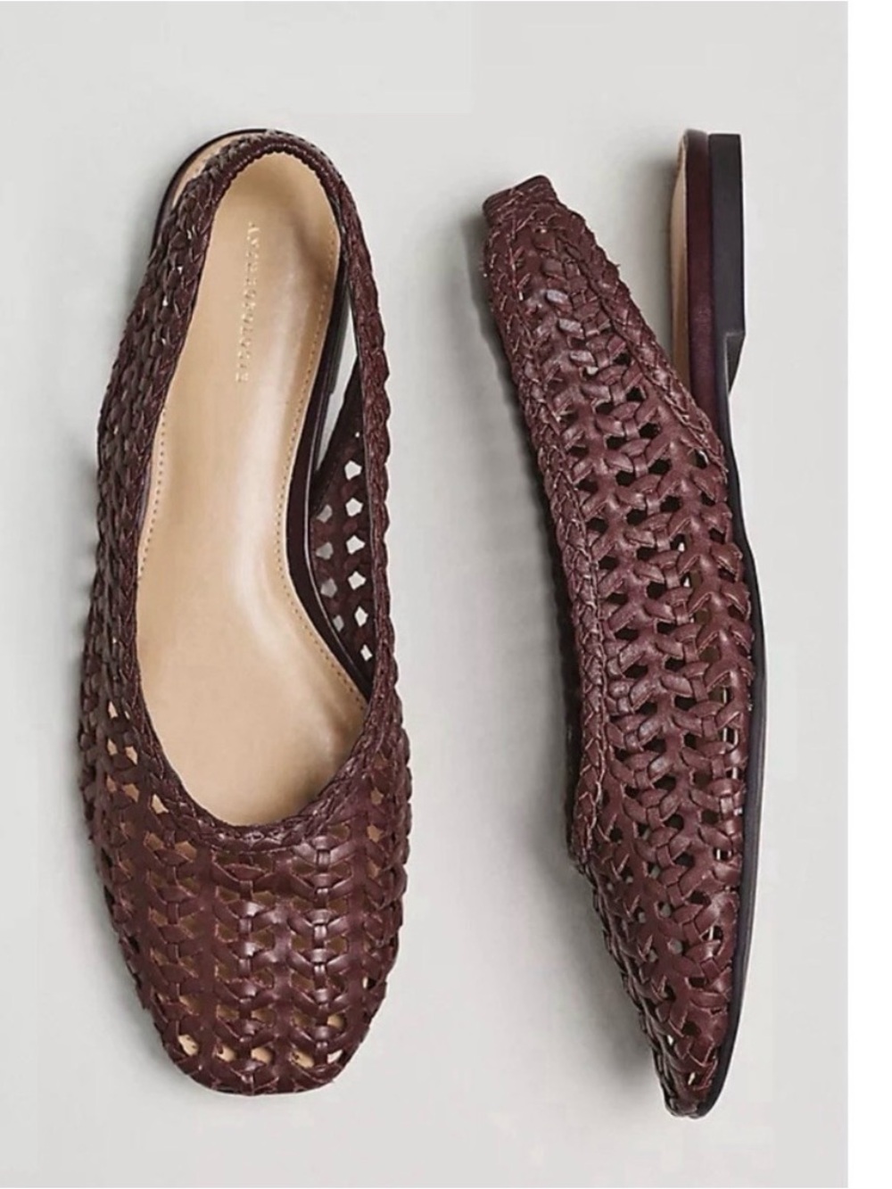 NWOB Anthropologie Gioseppo Woven City Flats Sz 41 US 10-10.5 Boho